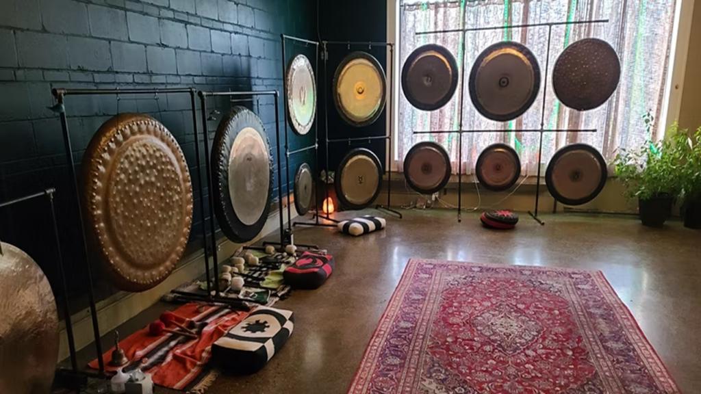 gong meditation picture