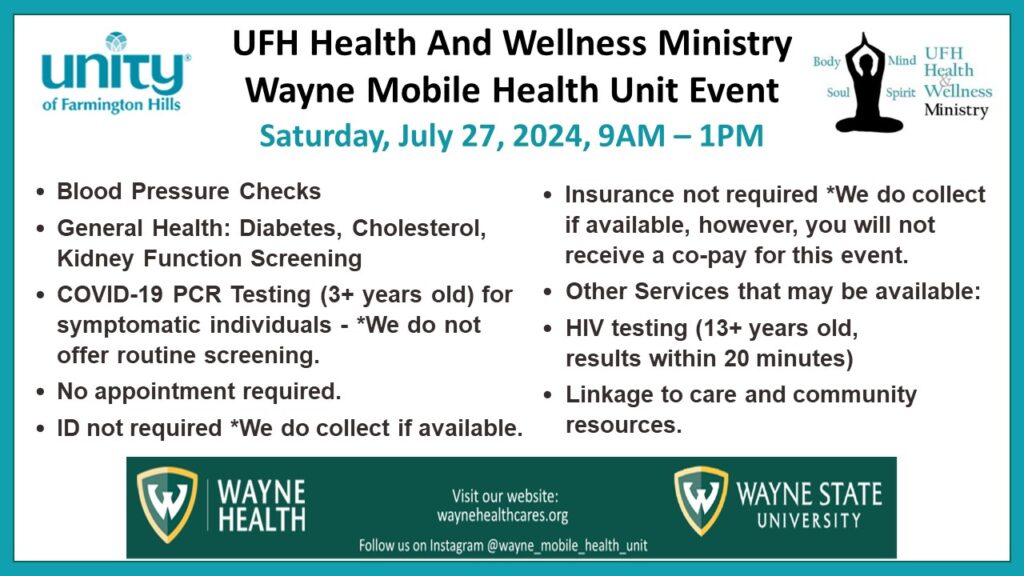 ufh wayne moble health unit event 07 27 24 revised