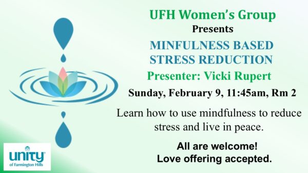 women's group 02 09 25 mindfulness based stress reduction vicki rupert