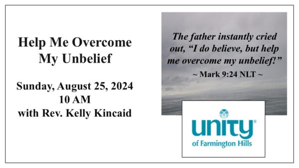 help me overcome my unbelief youtube 08 25 24