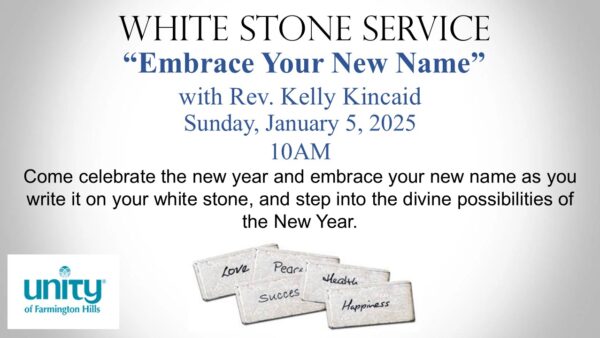 white stone service embrace your new name 01 05 25